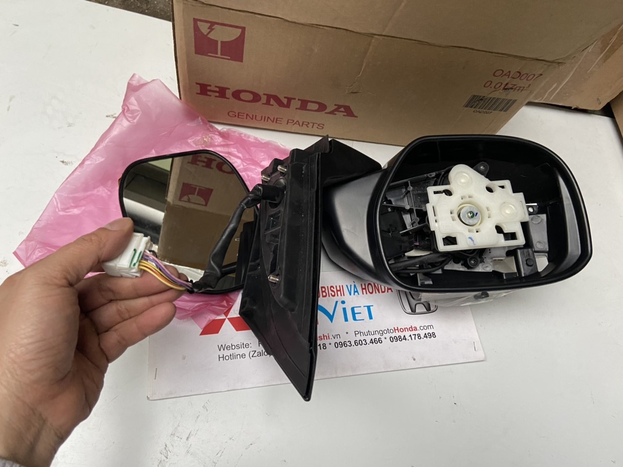 Gương chiếu hậu bên lái xe Honda CITY 2013 